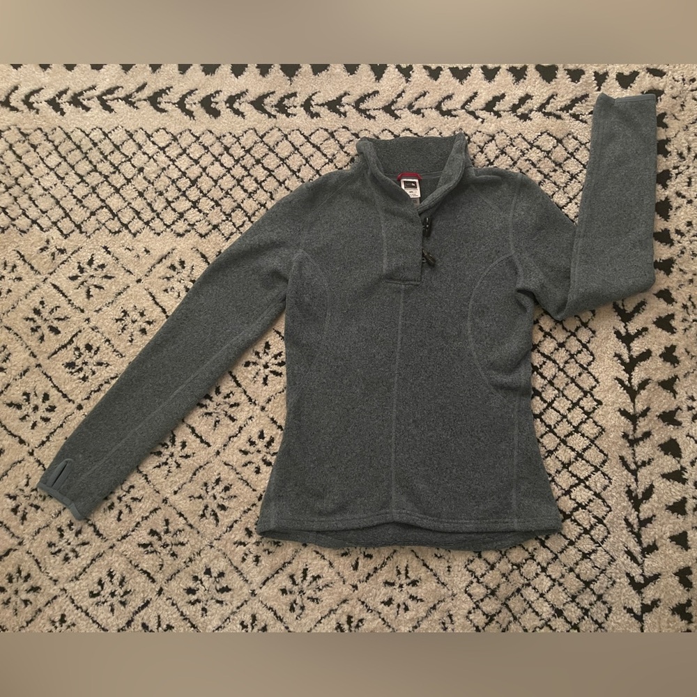 The North Face Womens Medium Green Cowl Neck Pullover Sweater Medium